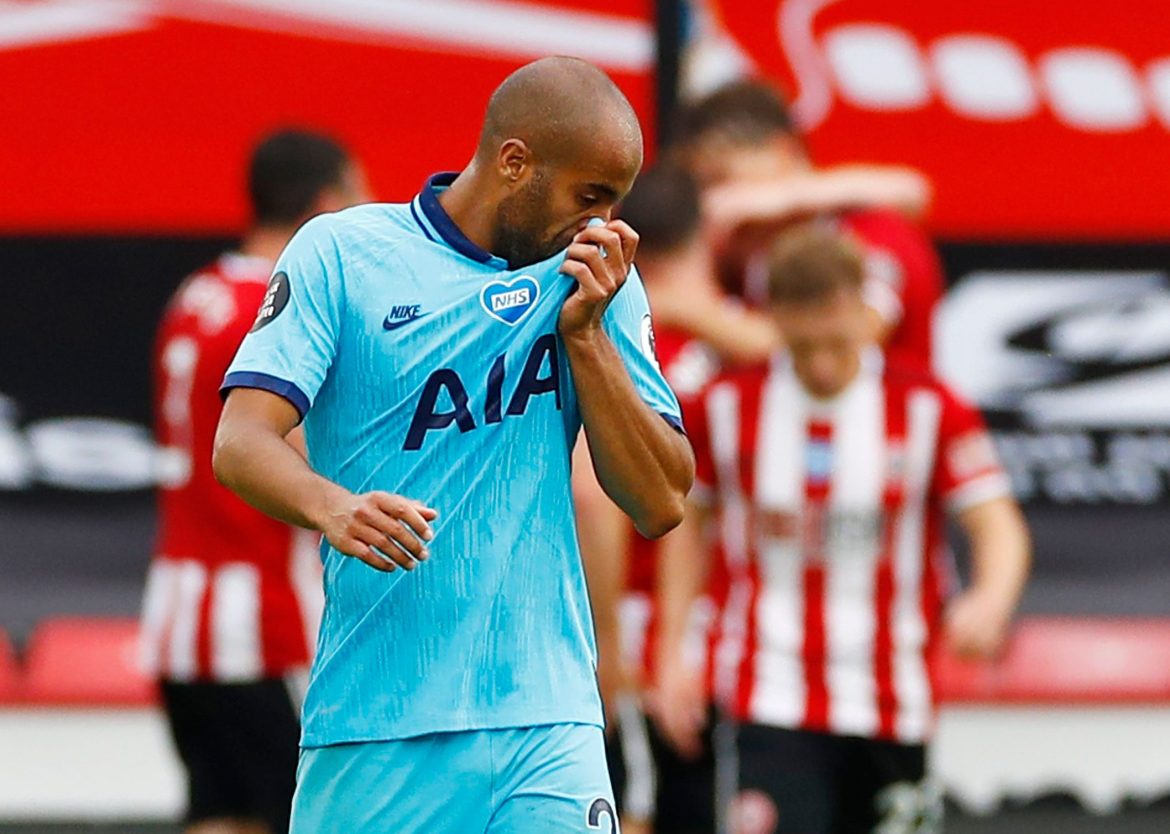 Spurs’ Lucas Moura had a shocking display against Sheffield United